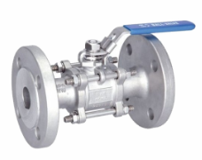 Ball valve 3 pc flanged