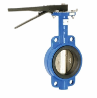 Cast iron butterfly valve wafers