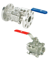 3 pieces design se/fe ball valve